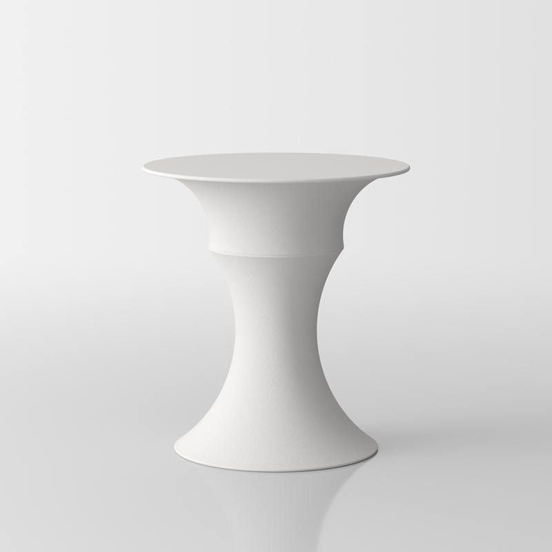 Olimpo  designer coffee table by Servetto - white 4